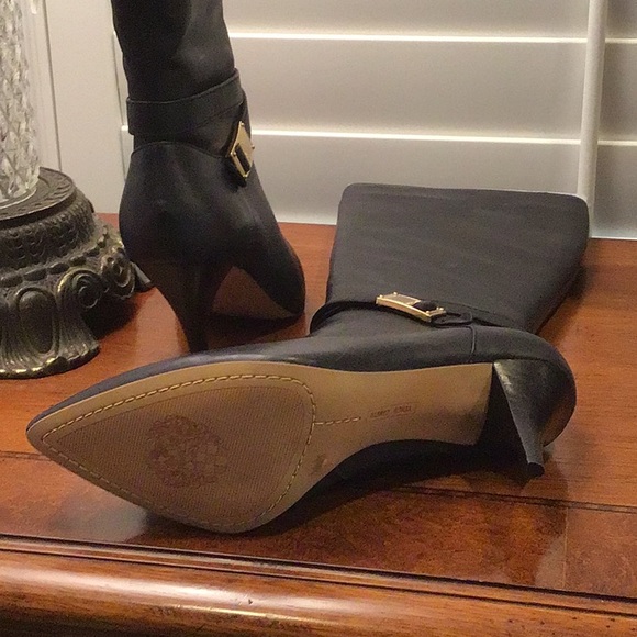 Vince Camuto Black Juba Calf Boot. Sz 7.5 - Picture 5 of 7